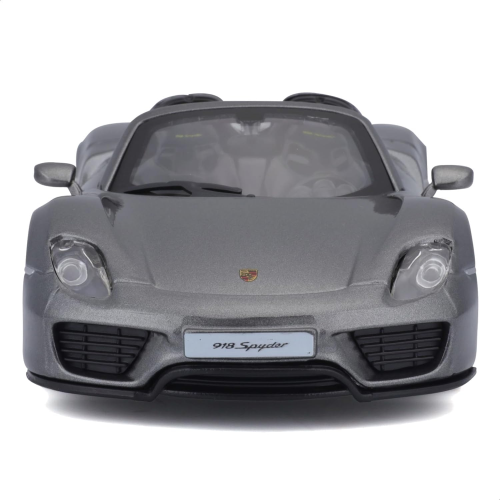 BURAGO PORSCHE 918 SPYDER SCALA 1/24 Auto in metallo, colore: grigio - 18-21076 - 3 ANNI+