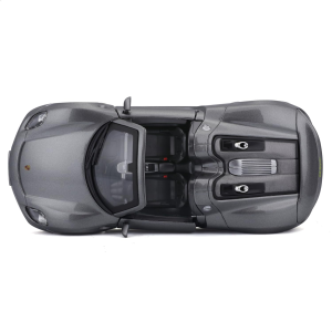 BURAGO PORSCHE 918 SPYDER SCALA 1/24 Auto in metallo, colore: grigio - 18-21076 - 3 ANNI+