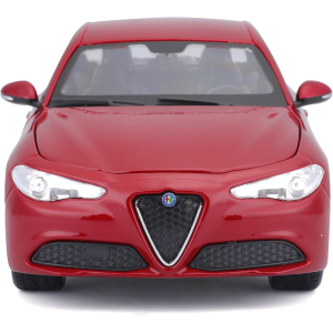 BURAGO ALFA ROMEO GIULIA SCALA 1/24 Auto in metallo, colore: ROSSO - 18-21080 - 3 ANNI+