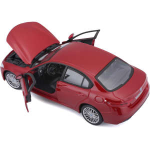 BURAGO ALFA ROMEO GIULIA SCALA 1/24 Auto in metallo, colore: ROSSO - 18-21080 - 3 ANNI+