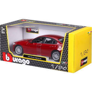 BURAGO ALFA ROMEO GIULIA SCALA 1/24 Auto in metallo, colore: ROSSO - 18-21080 - 3 ANNI+