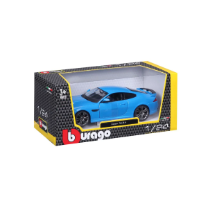 BURAGO JAGUAR XKR-S SCALA 1/24 Auto in metallo, colore: AZZURRO - 18-21063 - 3 ANNI+