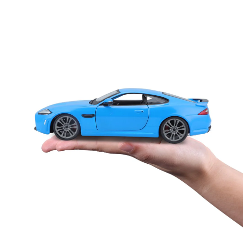 BURAGO JAGUAR XKR-S SCALA 1/24 Auto in metallo, colore: AZZURRO - 18-21063 - 3 ANNI+