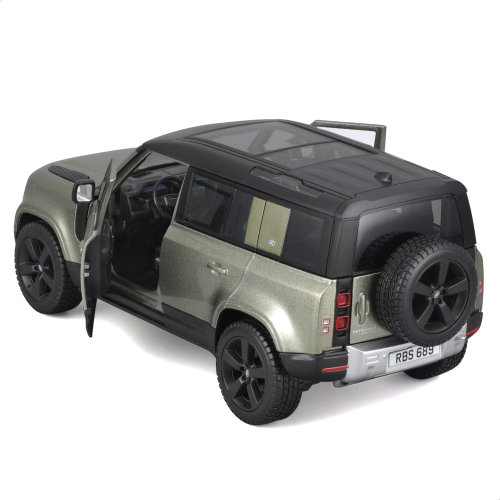 BURAGO LAND ROVER DEFENDER 110 SCALA 1/24 Auto in metallo, - 18-21101 - 3 ANNI+