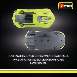 BURAGO LAMBORGHINI TERZO MILLENNIO SCALA 1/24 -18-21094 - 3 ANNI+