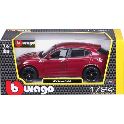BURAGO ALFA ROMEO STELVIO SCALA 1/24 -18-21086 - 3 ANNI+