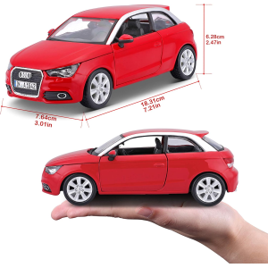 BURAGO AUDI A1 SCALA 1/24 -18-22127 - 3 ANNI+