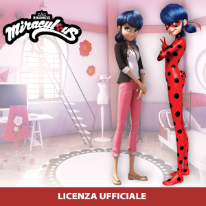 LADYBUG MIRACULOUS, PERSONAGGIO LADYBUG E MARINETTE 26 CM. ACTION FIGURE - 4 ANNI+