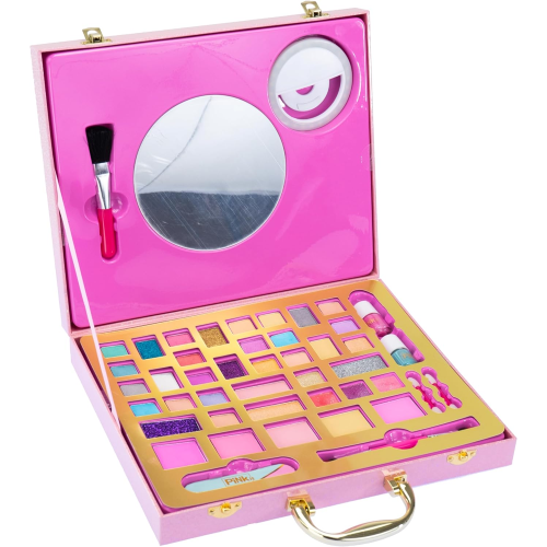 NICE PINK IT SELFIE RING CASE VALIGETTA, Set Trucchi con Specchio e Anello Luminoso per Selfie - 8 ANNI+