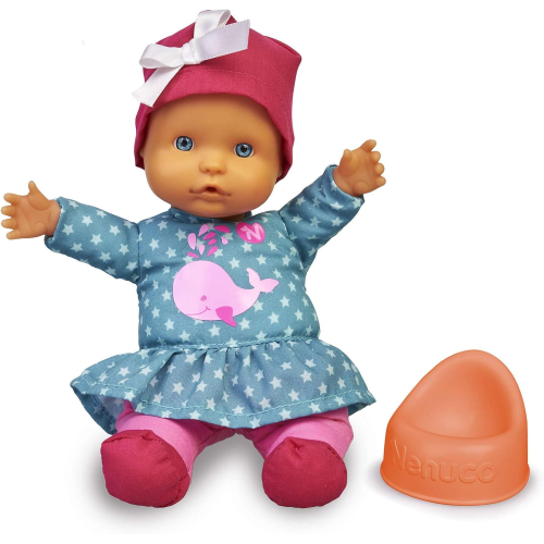 NENUCO Baby Talks Facciamo Pipi Bambola Con Suoni Per Bambine, Bambini, Da 1 Anno, 700016281, Multicolore