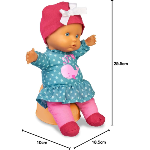 NENUCO Baby Talks Facciamo Pipi Bambola Con Suoni Per Bambine, Bambini, Da 1 Anno, 700016281, Multicolore