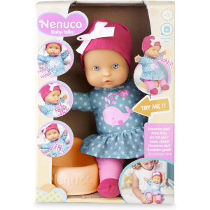 NENUCO Baby Talks Facciamo Pipi Bambola Con Suoni Per Bambine, Bambini, Da 1 Anno, 700016281, Multicolore