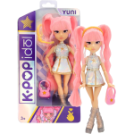 K-POP IDOL DEMON HUNTERS - Yuni Bambole alla moda Stile K-Pop Moonlight, capelli rosa intrecciati.. 3 accessori per creare outfit 