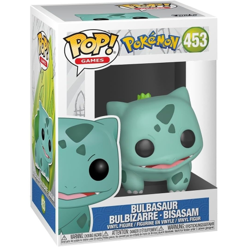 FUNKO POP POKEMON BULBASAUR 453 Figura in Vinile da Collezione - Idea Regalo - Merchandising Ufficiale -