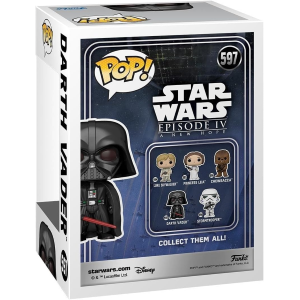 FUNKO POP STAR WARS DARTH VADER 597 Figura in Vinile da Collezione - Idea Regalo - Merchandising Ufficiale -