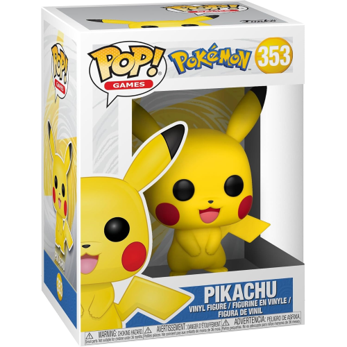 FUNKO POP POKEMON Happy Pikachu 353 - Figura in Vinile da Collezione - Idea Regalo - Merchandising Ufficiale -