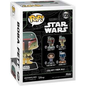 FUNKO POP Star Wars Boba Fett -735 Si Illumina Al Buio -  Figura in Vinile da Collezione - Idea Regalo - Merchandising Ufficiale -