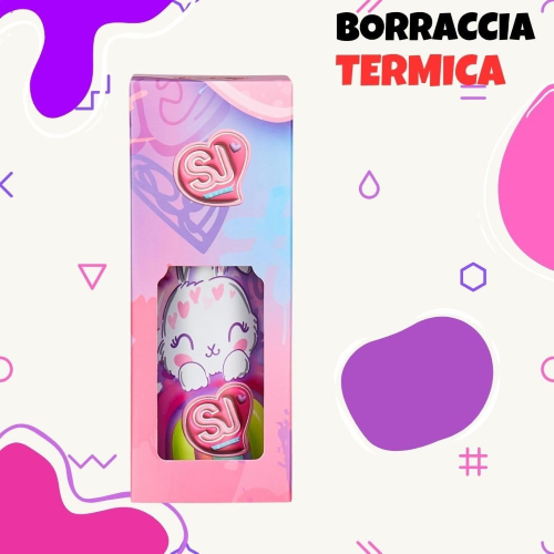 BORRACCIA SEVEN SJ GIRL BUNNY LOVE - 500ML TERMICA IN ACCIAIO INOX 304 
