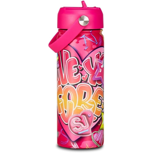 BORRACCIA SEVEN SJ GIRL LOVE YOU FOREVER - 500ML TERMICA IN ACCIAIO INOX 304 
