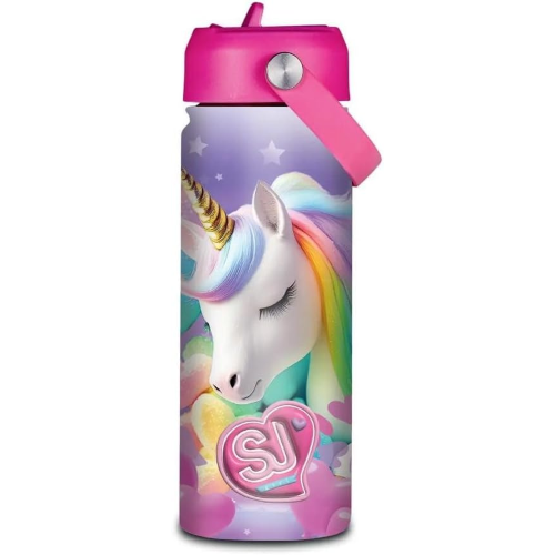 BORRACCIA SEVEN SJ GIRL UNICORNO - 500ML TERMICA IN ACCIAIO INOX 304 