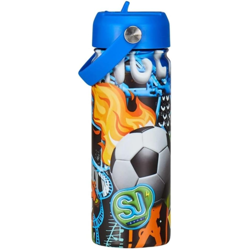 BORRACCIA SEVEN SJ BOYS FIRE SOCCER BALL - 500ML TERMICA IN ACCIAIO INOX 304 