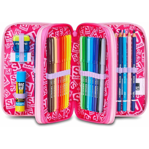 SEVEN 30C202525 ASTUCCIO SEVEN SJ GIRL UNICORNO LED TRIPLO ZIP