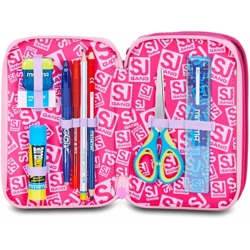 SEVEN 30C202525 ASTUCCIO SEVEN SJ GIRL UNICORNO LED TRIPLO ZIP