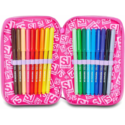 SEVEN 30C202525 ASTUCCIO SEVEN SJ GIRL UNICORNO LED TRIPLO ZIP