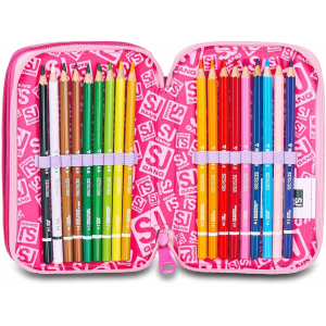 SEVEN 30C202525 ASTUCCIO SEVEN SJ GIRL UNICORNO LED TRIPLO ZIP