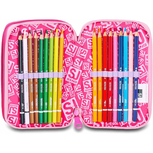 SEVEN 30C202525 ASTUCCIO SEVEN SJ GIRL UNICORNO LED TRIPLO ZIP