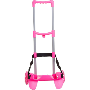 CARRELLO SEVEN PORTAZAINI ROSA BE BOX 3WD, Blocca Zaino, Pieghevole, Per bambini e bambine, Scuola e tempo libero