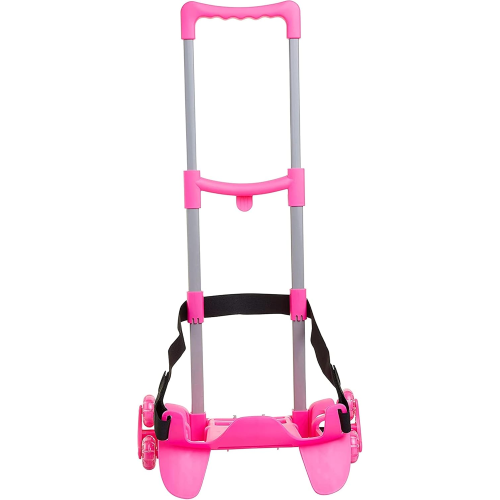 CARRELLO SEVEN PORTAZAINI ROSA BE BOX 3WD, Blocca Zaino, Pieghevole, Per bambini e bambine, Scuola e tempo libero