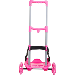 CARRELLO SEVEN PORTAZAINI ROSA BE BOX 3WD, Blocca Zaino, Pieghevole, Per bambini e bambine, Scuola e tempo libero