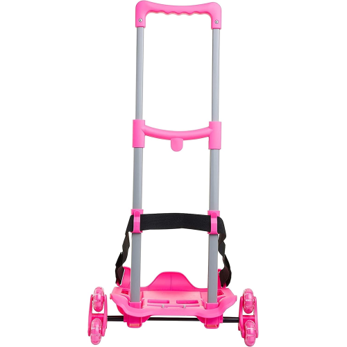 CARRELLO SEVEN PORTAZAINI ROSA BE BOX 3WD, Blocca Zaino, Pieghevole, Per bambini e bambine, Scuola e tempo libero