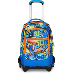 SEVEN 20C202469 ZAINO SEVEN TROLLEY SJ GANG JACK, Zaino Scuola con Trolley Jack-3wd+