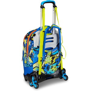 SEVEN 20C202469 ZAINO SEVEN TROLLEY SJ GANG JACK, Zaino Scuola con Trolley Jack-3wd+