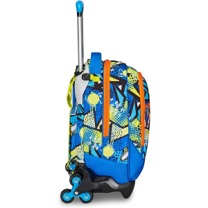 SEVEN 20C202469 ZAINO SEVEN TROLLEY SJ GANG JACK, Zaino Scuola con Trolley Jack-3wd+