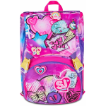 SEVEN 20C202508 ZAINO SEVEN SJ GANG TINYPACH GIRL, ROSA, con Patch Riposizionabili, Tasca per Borraccia, 24 LITRI