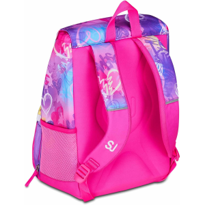 SEVEN 20C202508 ZAINO SEVEN SJ GANG TINYPACH GIRL, ROSA, con Patch Riposizionabili, Tasca per Borraccia, 24 LITRI