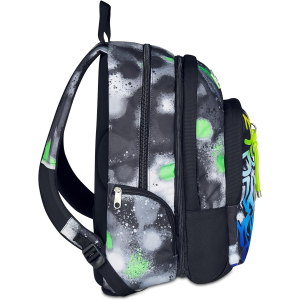 SEVEN 200102523 ZAINO SEVEN Dual Detach, Nero Verde, Doppio Scomparto da 32 L, Con Tasca PC, Borraccia, Organizer