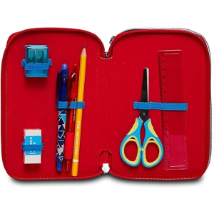 SEVEN 302902300 ASTUCCIO SEVEN SPIDERMAN TRIPLO ZIP, Per bambini e ragazzi, Scuola & Tempo Libero