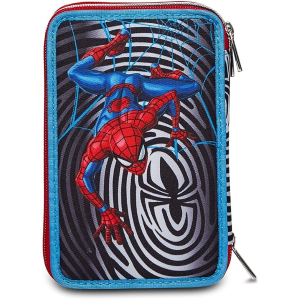 SEVEN 302902300 ASTUCCIO SEVEN SPIDERMAN TRIPLO ZIP, Per bambini e ragazzi, Scuola & Tempo Libero
