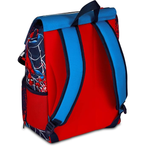 SEVEN 202902501 ZAINO SPIDERMAN, Doppio Scomparto Estensibile, Blu, Maxi Capienza, Schienale Preformato, Bambino, Scuola