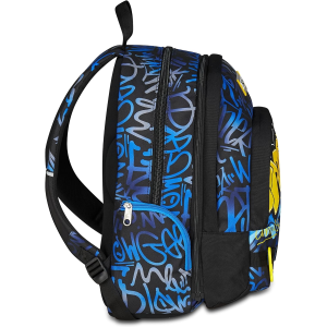 SEVEN 200102535 ZAINO SEVEN DUAL DETACH BOY, Blu Giallo, Doppio Scomparto da 32 L, Con Tasca X PC- Borraccia-Organizer 