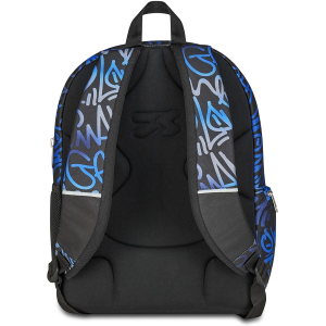 SEVEN 200102535 ZAINO SEVEN DUAL DETACH BOY, Blu Giallo, Doppio Scomparto da 32 L, Con Tasca X PC- Borraccia-Organizer 