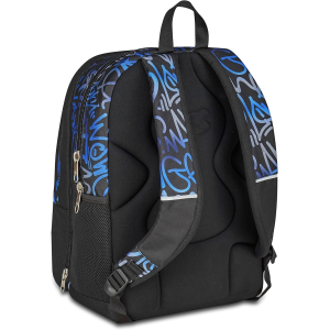 SEVEN 200102535 ZAINO SEVEN DUAL DETACH BOY, Blu Giallo, Doppio Scomparto da 32 L, Con Tasca X PC- Borraccia-Organizer 