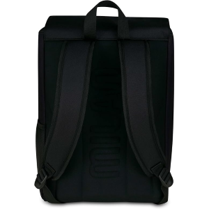 SEVEN 20F02500 ZAINO MILAN, Doppio Scomparto Estensibile, Rosso e Nero, Squadra Calcio, Maxi Capienza, Schienale Preformato