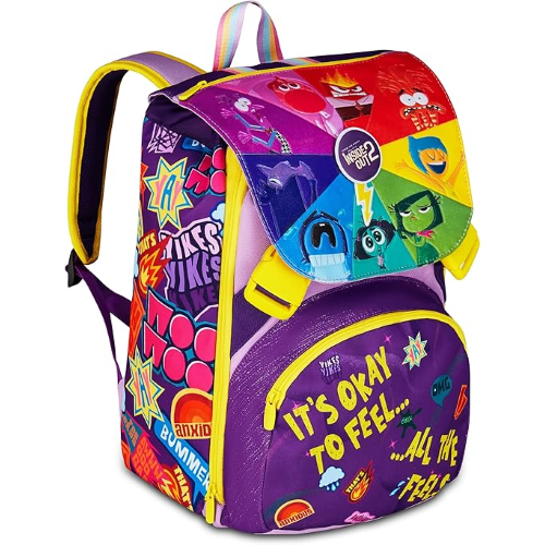 SEVEN 20J202500 ZAINO SEVEN INSIDE OUT 2 UNIVERSAL MOOD, Doppio Scomparto Estensibile,Viola,Schienale Preformato