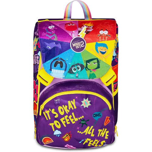 SEVEN 20J202500 ZAINO SEVEN INSIDE OUT 2 UNIVERSAL MOOD, Doppio Scomparto Estensibile,Viola,Schienale Preformato