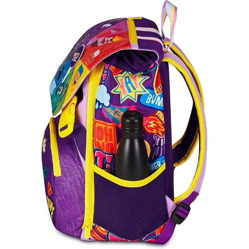 SEVEN 20J202500 ZAINO SEVEN INSIDE OUT 2 UNIVERSAL MOOD, Doppio Scomparto Estensibile,Viola,Schienale Preformato